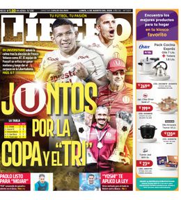 Edición Impresa - Libero | Lima - Lunes 04 de Agosto del 2025