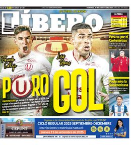 Edición Impresa - Libero | Lima - Domingo 31 de Agosto del 2025
