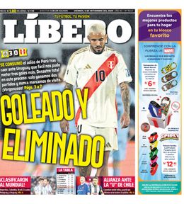 Edición Impresa - Libero | Lima - Viernes 05 de Setiembre del 2025