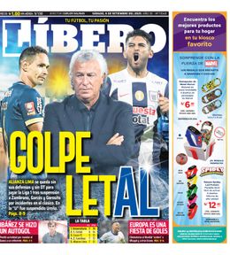 Edición Impresa - Libero | Lima - Sabado 06 de Setiembre del 2025