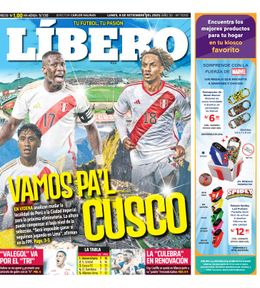 Edición Impresa - Libero | Lima - Lunes 08 de Setiembre del 2025