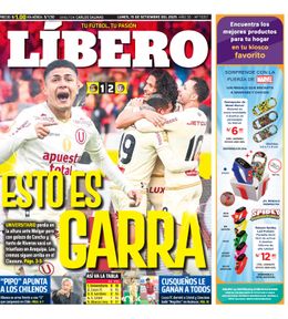 Edición Impresa - Libero | Lima - Lunes 15 de Setiembre del 2025