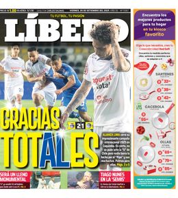 Edición Impresa - Libero | Lima - Viernes 26 de Setiembre del 2025