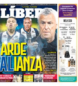 Edición Impresa - Libero | Lima - Sabado 27 de Setiembre del 2025