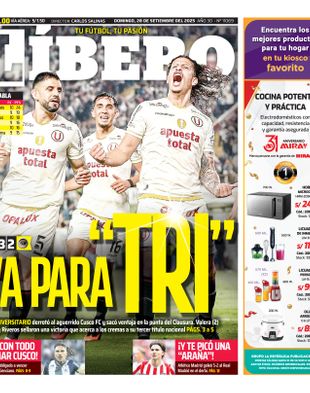 Edición Impresa - Libero | Norte - Domingo 28 de Setiembre del 2025