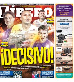 Edición Impresa - Libero | Lima - Miercoles 01 de Octubre del 2025