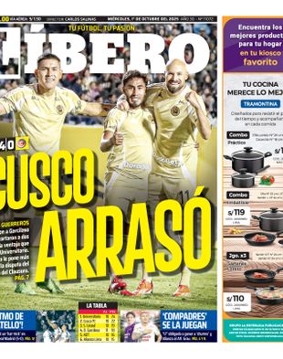 Edición Impresa - Libero | Sur - Miercoles 01 de Octubre del 2025