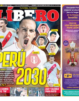 Edición Impresa - Libero | Norte - Viernes 03 de Octubre del 2025