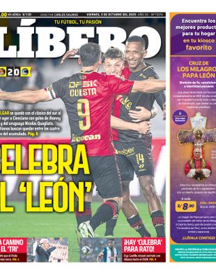 Edición Impresa - Libero | Sur - Viernes 03 de Octubre del 2025