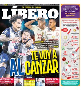 Edición Impresa - Libero | Lima - Sabado 04 de Octubre del 2025