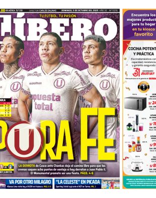 Edición Impresa - Libero | Sur - Domingo 05 de Octubre del 2025