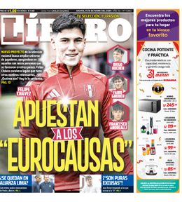 Edición Impresa - Libero | Lima - Jueves 09 de Octubre del 2025