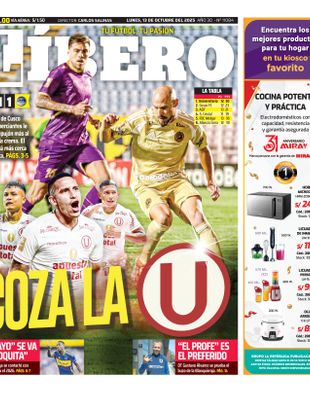Edición Impresa - Libero | Sur - Lunes 13 de Octubre del 2025