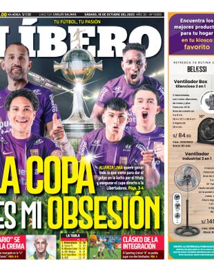Edición Impresa - Libero | Sur - Sabado 18 de Octubre del 2025