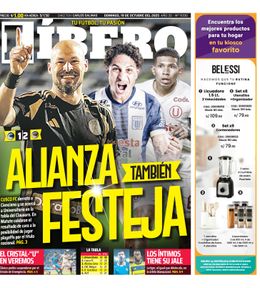 Edición Impresa - Libero | Lima - Domingo 19 de Octubre del 2025
