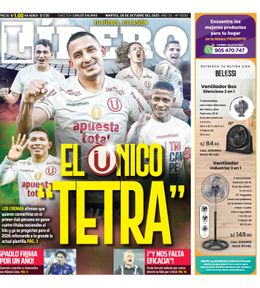 Edición Impresa - Libero | Lima - Martes 28 de Octubre del 2025