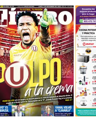 Edición Impresa - Libero | Sur - Lunes 03 de Noviembre del 2025