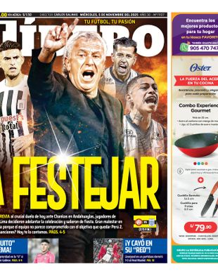 Edición Impresa - Libero | Sur - Miercoles 05 de Noviembre del 2025