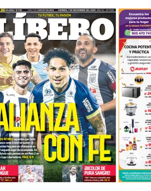 Edición Impresa - Libero | Norte - Viernes 07 de Noviembre del 2025
