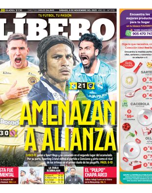 Edición Impresa - Libero | Norte - Sabado 08 de Noviembre del 2025