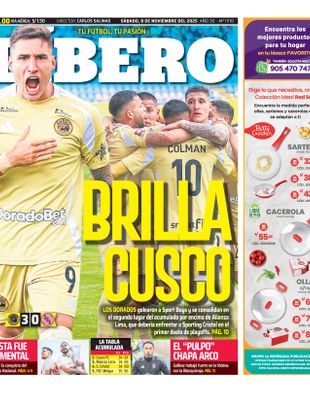 Edición Impresa - Libero | Sur - Sabado 08 de Noviembre del 2025