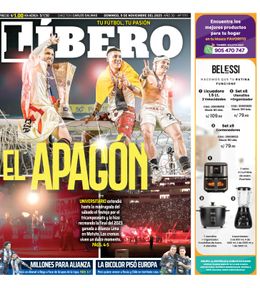 Edición Impresa - Libero | Lima - Domingo 09 de Noviembre del 2025