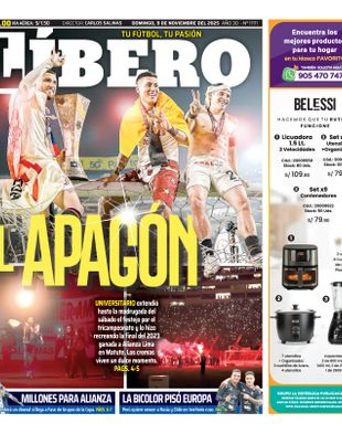 Edición Impresa - Libero | Sur - Domingo 09 de Noviembre del 2025