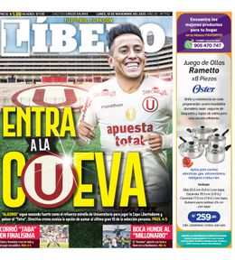 Edición Impresa - Libero | Lima - Lunes 10 de Noviembre del 2025