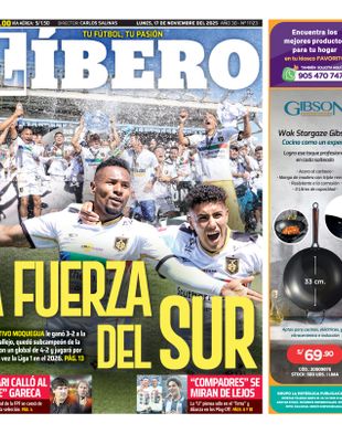 Edición Impresa - Libero | Sur - Lunes 17 de Noviembre del 2025