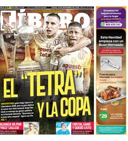 Edición Impresa - Libero | Lima - Jueves 20 de Noviembre del 2025