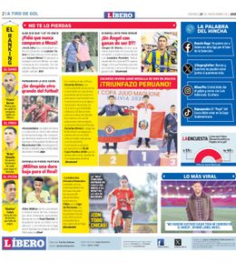 Edición Impresa - Libero | Lima - Viernes 21 de Noviembre del 2025