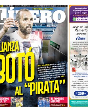 Edición Impresa - Libero | Norte - Jueves 27 de Noviembre del 2025