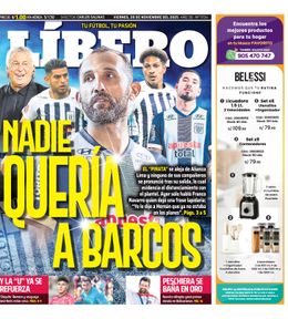Edición Impresa - Libero | Lima - Viernes 28 de Noviembre del 2025