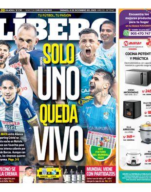 Edición Impresa - Libero | Sur - Sabado 06 de Diciembre del 2025