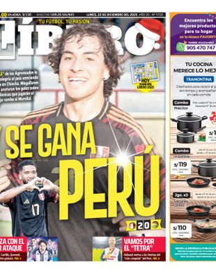 Edición Impresa - Libero | Sur - Lunes 22 de Diciembre del 2025