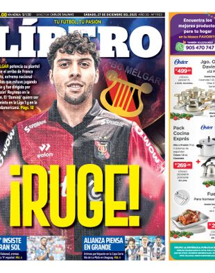 Edición Impresa - Libero | Sur - Sabado 27 de Diciembre del 2025