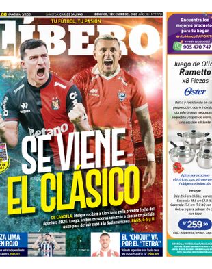 Edición Impresa - Libero | Sur - Domingo 11 de Enero del 2026