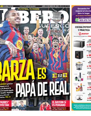 Edición Impresa - Libero | Sur - Lunes 12 de Enero del 2026