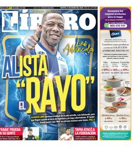 Edición Impresa - Libero | Lima - Martes 13 de Enero del 2026