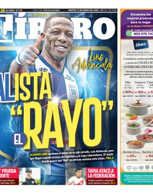 Edición Impresa - Libero | Sur - Martes 13 de Enero del 2026