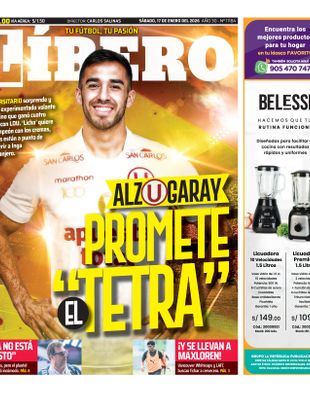 Edición Impresa - Libero | Sur - Sabado 17 de Enero del 2026