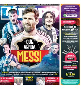 Edición Impresa - Libero | Lima - Martes 20 de Enero del 2026