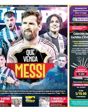 Edición Impresa - Libero | Sur - Martes 20 de Enero del 2026