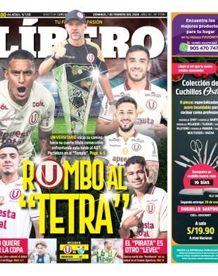 Edición Impresa - Libero | Norte - Domingo 01 de Febrero del 2026