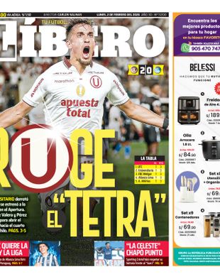 Edición Impresa - Libero | Sur - Lunes 02 de Febrero del 2026
