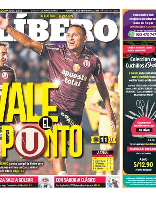 Edición Impresa - Libero | Norte - Domingo 08 de Febrero del 2026