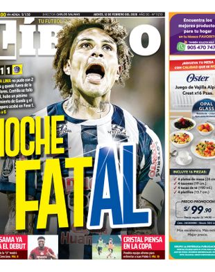 Edición Impresa - Libero | Norte - Jueves 12 de Febrero del 2026