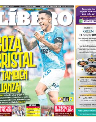 Edición Impresa - Libero | Sur - Domingo 22 de Febrero del 2026