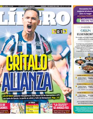 Edición Impresa - Libero | Sur - Domingo 01 de Marzo del 2026