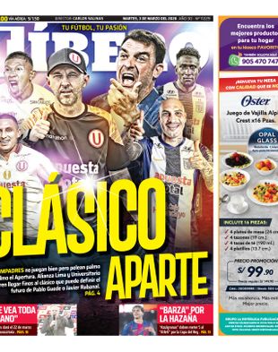 Edición Impresa - Libero | Sur - Martes 03 de Marzo del 2026